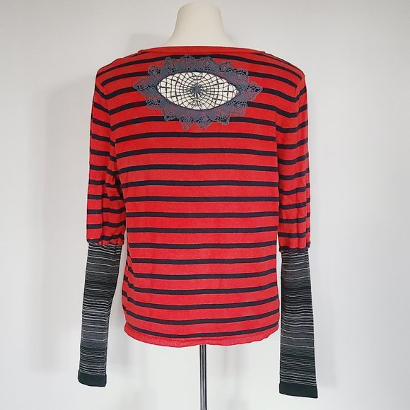 Refashioned Reversible Top (M/L) - Picture 9 of 11